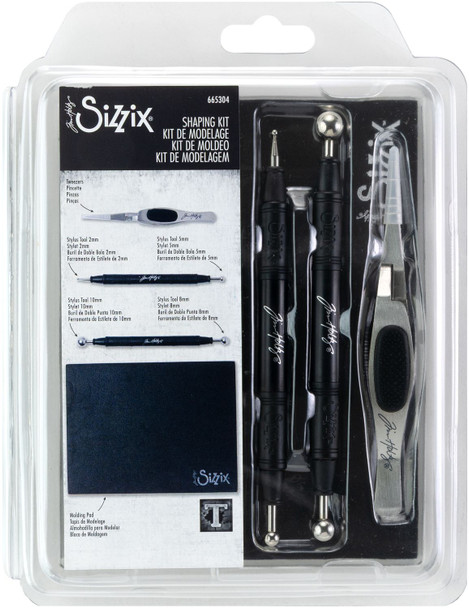 OakridgeStores.com | Sizzix - Tim Holtz - Shaping Kit - Flower Forming Tools, Black - 665304 630454271451