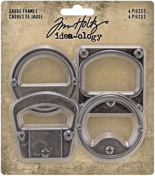 OakridgeStores.com | Tim Holtz - Advantus - 4/Pkg - Idea-ology Metal Gauge Frames, 2 x 2 inches - TH94141 040861941418