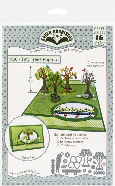 OakridgeStores.com | KB Riley - Tiny Trees Pop-Up - Craft Dies by Karen Burniston - 1156 084282633705