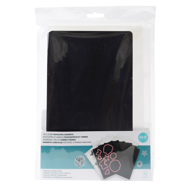 OakridgeStores.com | We R Makers - 10 x 7 inches - Die & Stamp Storage Envelopes & Magnet Sheets (6 Each) - 60000165 633356616221