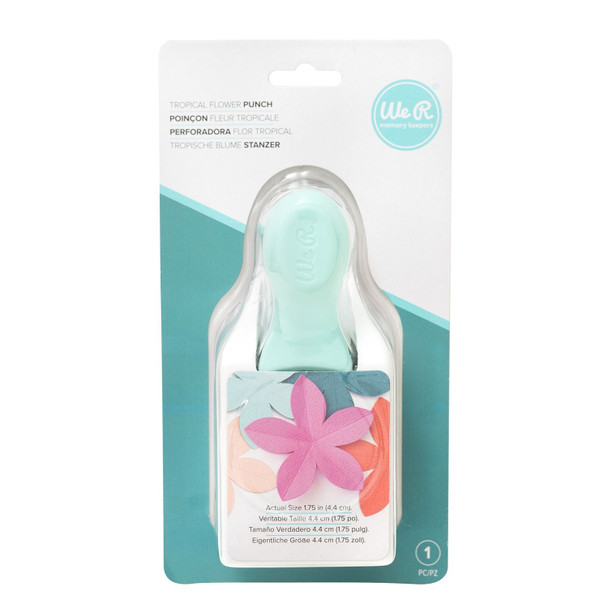 OakridgeStores.com | We R Makers - Tropical Flower - Embossing Punch - 60000540 633356632726