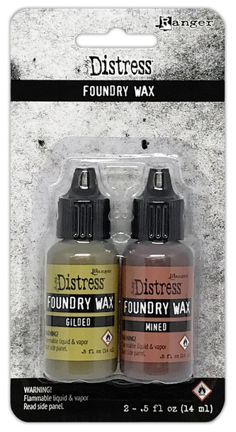 OakridgeStores.com | Tim Holtz - Ranger - Distress Foundry Wax Kit - Gilded/Mined - Metallic Wax Set - TDAK80435 789541080435