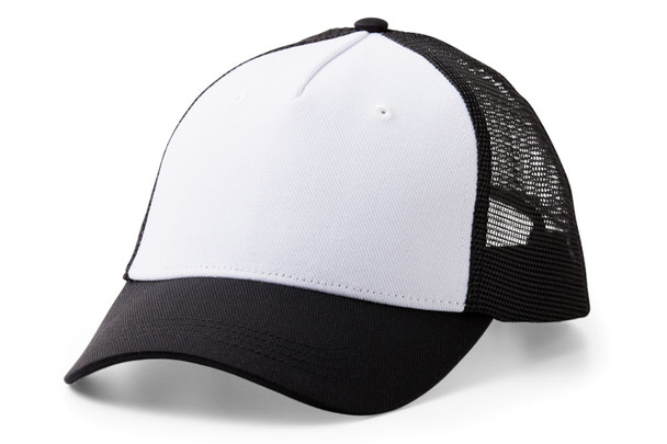 OakridgeStores.com | Cricut - Black/White Trucker Hat Blank - For Heat Transfers, Infusible Ink & HTV - 2009419 093573479113