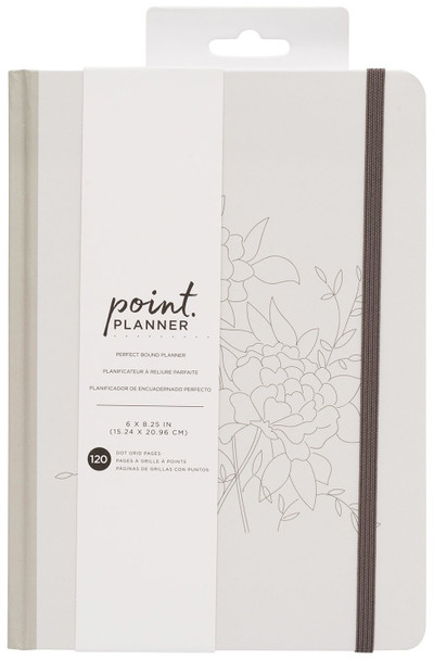 OakridgeStores.com | American Crafts - Point Planner - Linework Perfect Bound Planner - Dot Grid, 120 Sheets, 6 x 8.25 inches - 99001201 718813921510