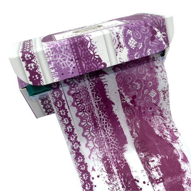 OakridgeStores.com | 49 and Market - Eggplant - Vintage Bits Lace Washi Tape Set, 3 Rolls - VB-37865