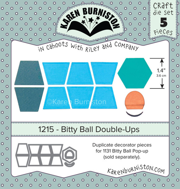 OakridgeStores.com | KB Riley - Bitty Ball Double-Ups - Craft Dies by Karen Burniston - 1215 084282634290