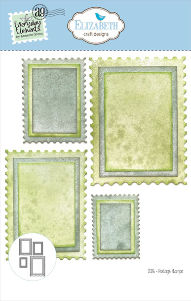 OakridgeStores.com | Elizabeth Craft Designs - Postage Stamps - Metal Die Set - 2026 810003537140