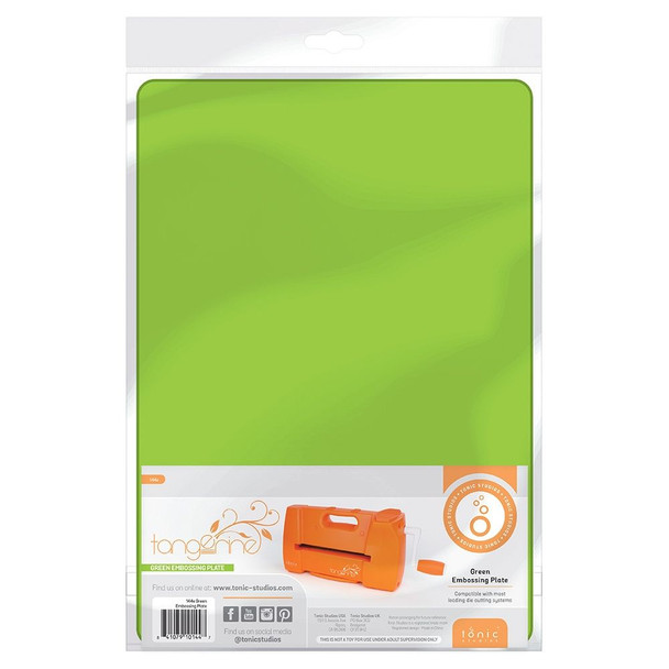 OakridgeStores.com | Tonic Studios - Green - Tangerine Die Cutting Machine Embossing Plate - 144E 841079101447