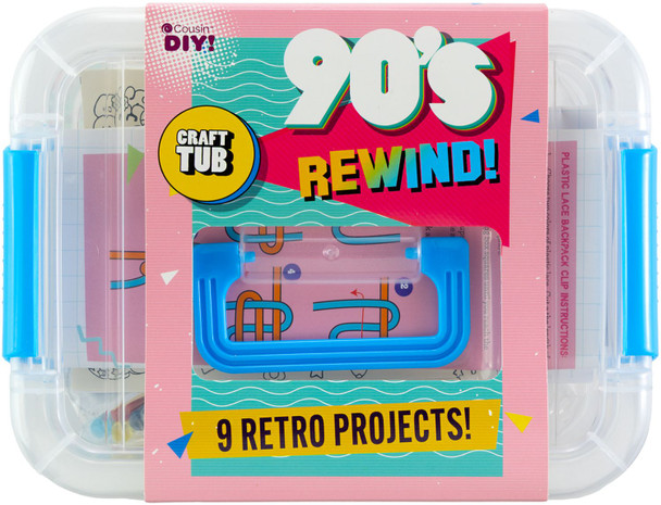 OakridgeStores.com | CousinDIY - 90s Rewind Craft Box - Activity Kit Assortment - 40003161 191648148060