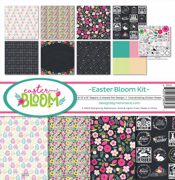 OakridgeStores.com | Reminisce - Easter Bloom - Collection Kit - 12 x 12 inches - EAB-200 840310203971