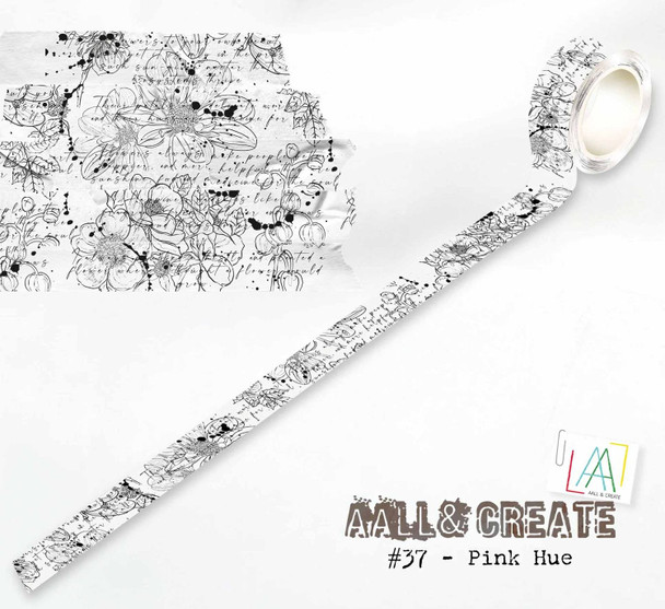 OakridgeStores.com | Aall and Create - Pink Hue - Layer-It-Up Washi Tape 25mm x 10m - AALL-MT-037
