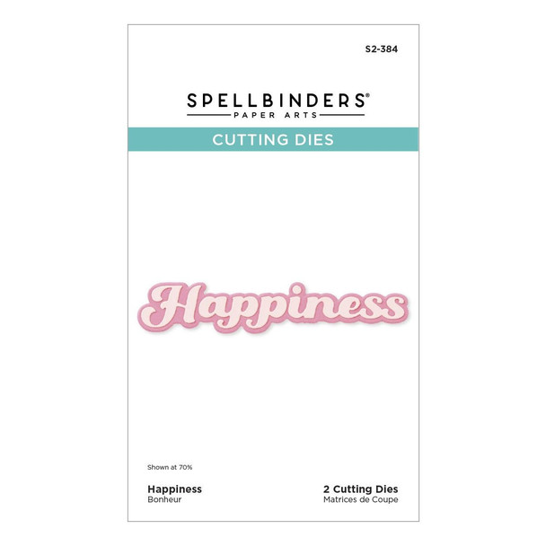 OakridgeStores.com | Spellbinders - Happiness - Etched Dies - Storytelling Collection - S2-384 810146543275