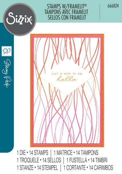 OakridgeStores.com | Sizzix - Creative Coordinations, Live Wire - A5 Clear Stamps w/Framelits Dies by Stacey Park - 666824 630454291565