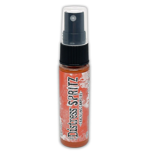 OakridgeStores.com | Tim Holtz - Ranger - Crackling Campfire - Distress Spritz - Luminous Spray 1 oz Bottle - TDU86277