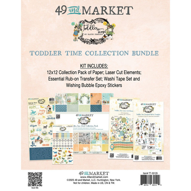 OakridgeStores.com | 49 and Market - Toddler Time - Collection Bundle for Scrapbooking - TT-30129 786724930129