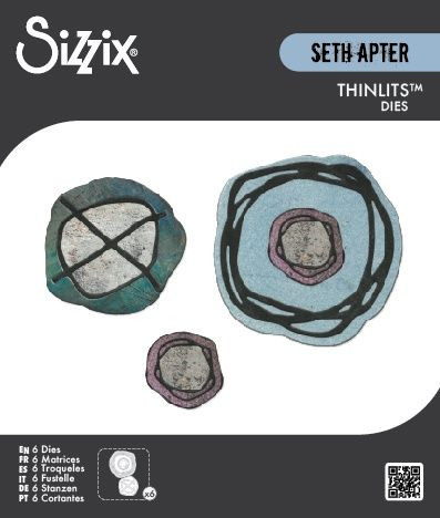 OakridgeStores.com | Sizzix - Twisters - Abstract Circles - Thinlits Die Set by Seth Apter, 6/Pkg - 666909 630454292067