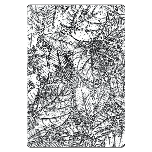 OakridgeStores.com | Sizzix - Foliage - 3D Texture Fades Embossing Folder A5 by Tim Holtz - 666916 630454292371