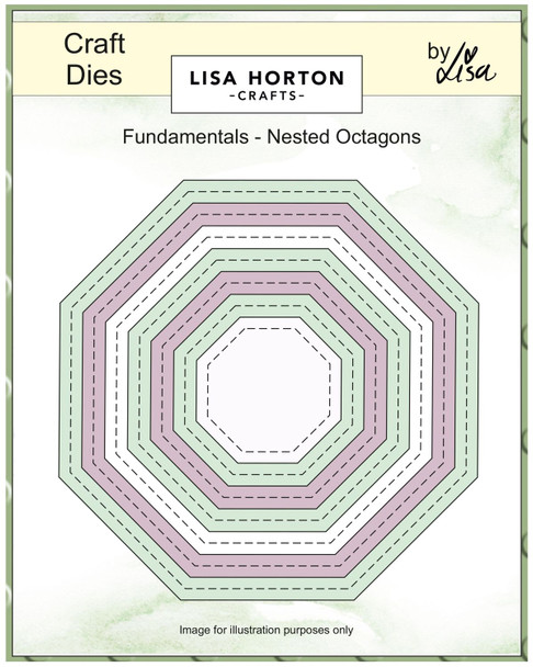 OakridgeStores.com | Lisa Horton Crafts - Octagon - Fundamentals Nested Dies - Craft Dies - LHCCD306 632793483359