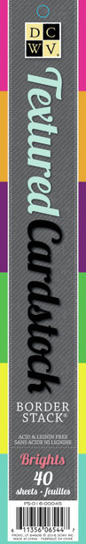 OakridgeStores.com | American Crafts - Brights Cardstock Stack - 2 x 12 inches, 40 Sheets - PS-016-00045 611356065447