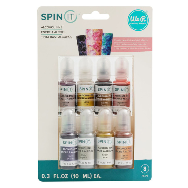 OakridgeStores.com | We R Makers - Neutrals - We R Spin It Alcohol Ink Set 9/Pkg - 60000051 633356614999