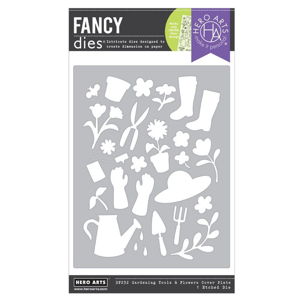 OakridgeStores.com | Hero Arts - Gardening Tools & Flowers - Cover Plate Die - DF232 085700946490