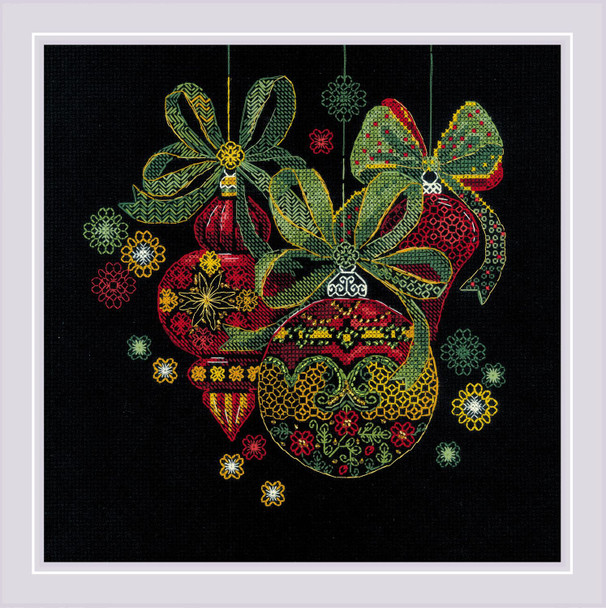 OakridgeStores.com | Riolis - Holiday Ornaments - Counted Cross Stitch Kit - 2226