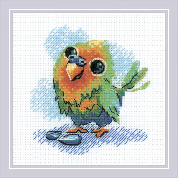 OakridgeStores.com | Riolis - Little Parrot - Counted Cross Stitch Kit - 2284