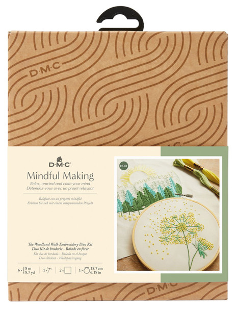 OakridgeStores.com | DMC - Woodland Walk - Mindful Making Embroidery Duo Kit - TB166