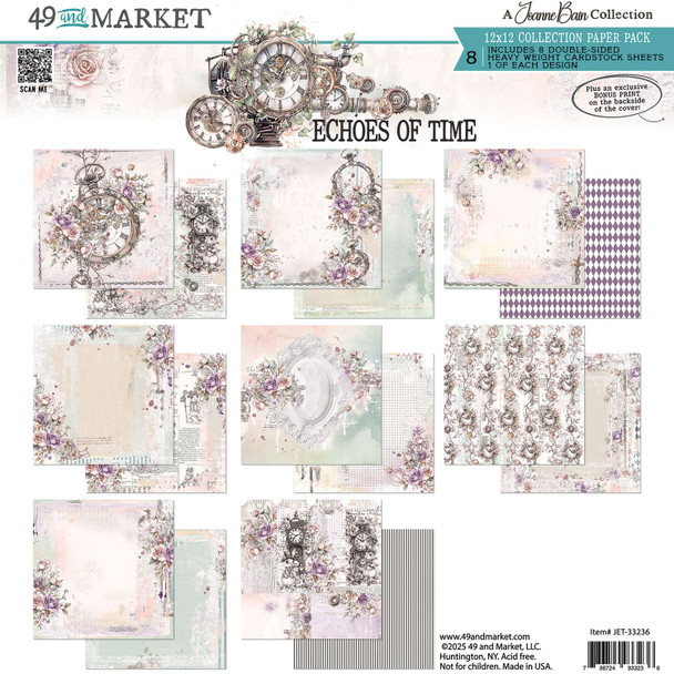 OakridgeStores.com | 49 and Market - Echoes Of Time - Collection Pack 12 x 12 inches - JET-33236 786724933236