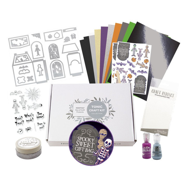 OakridgeStores.com | Tonic Studios - October 2025 - Tonic Craft Kit Issue 96 - Spooky Sweet Box - TCK96