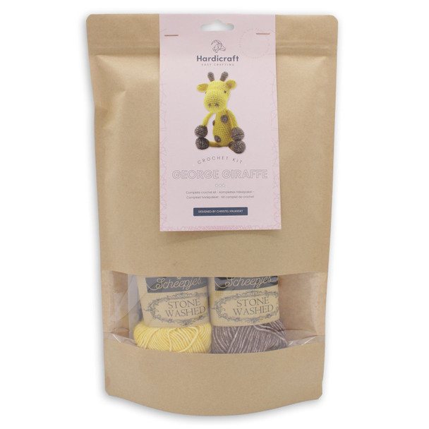 OakridgeStores.com | Hardicraft - George Giraffe - Amigurumi Crochet Kit - HC-40CK028