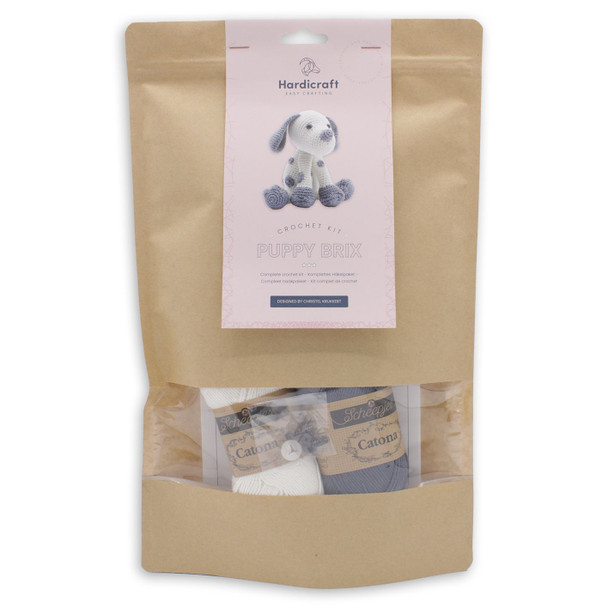 OakridgeStores.com | Hardicraft - Puppy Brix - Amigurumi Crochet Kit - HC-40CK061