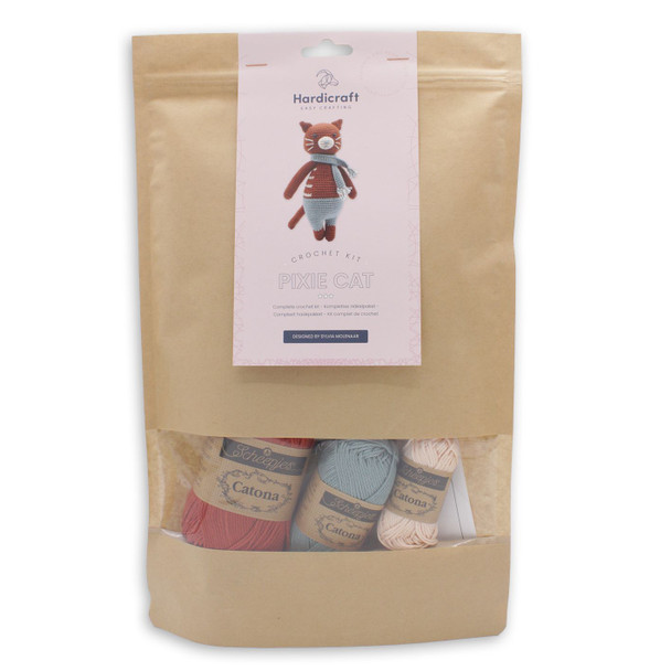 OakridgeStores.com | Hardicraft - Pixie Cat - Amigurumi Crochet Kit - HC-40SM078