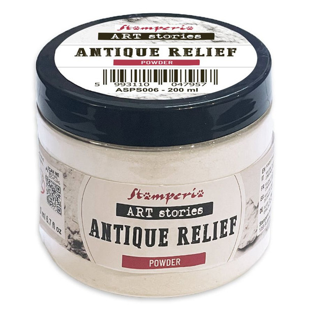OakridgeStores.com | Stamperia Intl - Art Stories - Antique Relief Embossing Powder - 200 ml - ASPS006