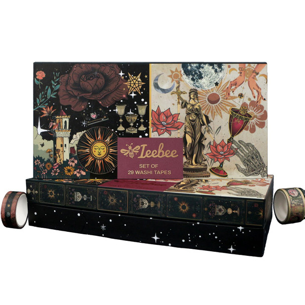 OakridgeStores.com | Ieebee Tapes - Night Of Astrology - Washi Tape Set, 29 Rolls - JY1069 603563809150