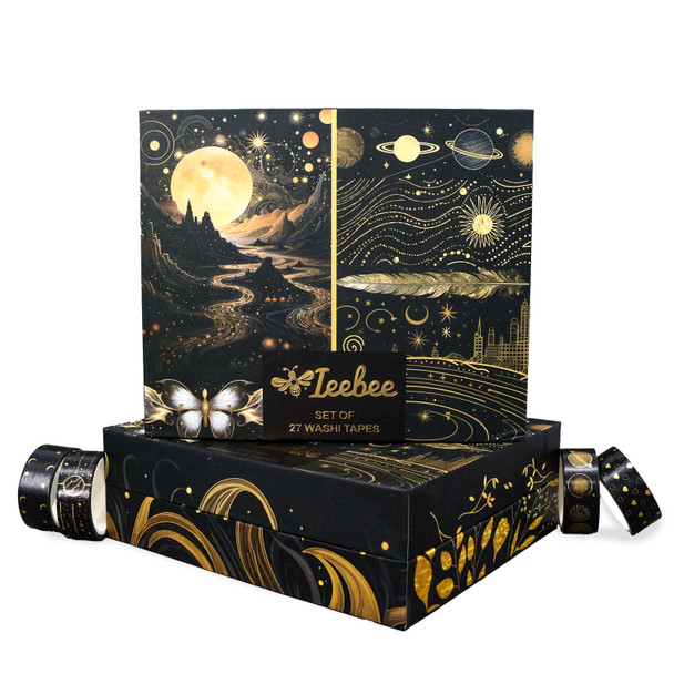 OakridgeStores.com | Ieebee Tapes - Astro Enchantment - Washi Tape Set, 27 Rolls - JY1013 603563808948