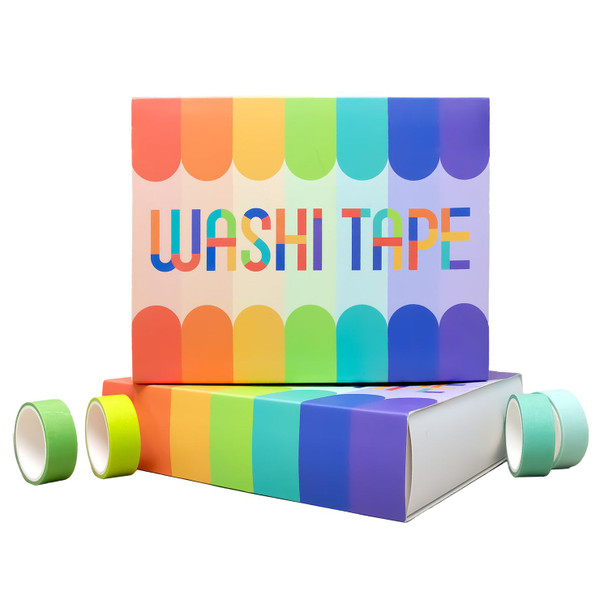 OakridgeStores.com | Ieebee Tapes - Rainbow Treasure - Ieebee Washi Tape Set 30/Rolls - Embellishments - JY1005 603563808917
