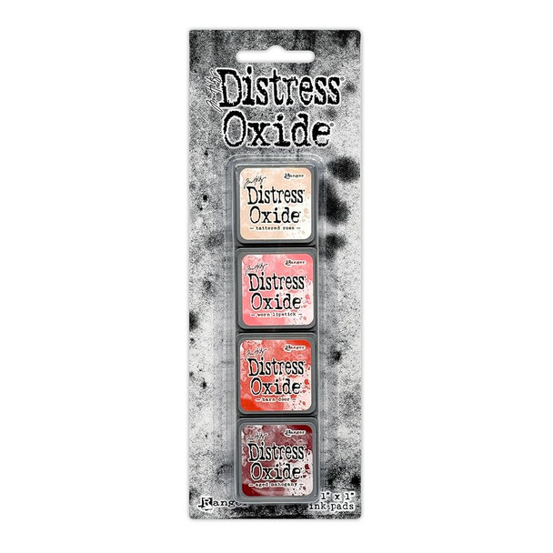 OakridgeStores.com | Tim Holtz - Ranger - Reds - Distress Mini Oxide Ink Pad Kit #13 - For Stamping - TDIK91592 789541091592