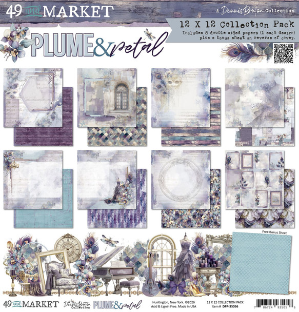 OakridgeStores.com | 49 and Market - Plume & Petal - Collection Pack 12 x 12 - DPP-35056 786724935056