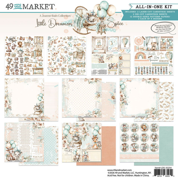 OakridgeStores.com | 49 and Market - Little Dreamers Spice - All-In-One Scrapbooking Kit - LDS-35254 786724935254