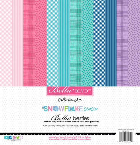 OakridgeStores.com | Bella Blvd - Snowflake Season Besties - Collection Kit 12 x 12 - BB3189 810176551899