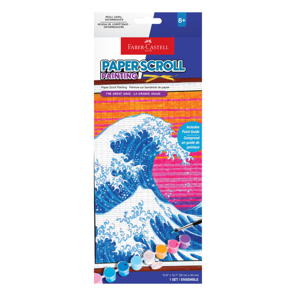 OakridgeStores.com | Faber-Castell - The Great Wave - Paper Scroll Painting Kit - FC14611 092633324233