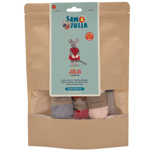 OakridgeStores.com | Hardicraft - Julia - The Mouse Mansion Amigurumi Crochet Kit - HC-43SJ002