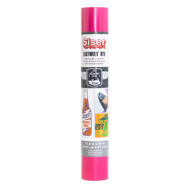 OakridgeStores.com | Siser - Hollywood Pink - EasyWeed Heat Transfer Vinyl 11.8 x 36 inches Roll - MIEW118362039 852886007846