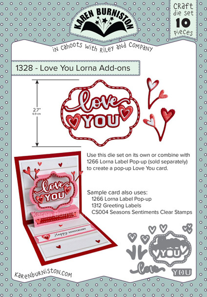 OakridgeStores.com | KB Riley - Love You Lorna Add-ons - Karen Burniston Dies - 1328 084282635716