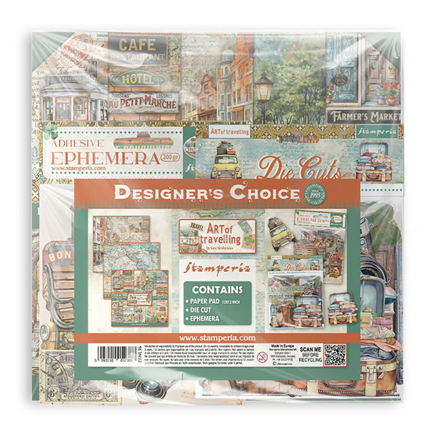 OakridgeStores.com | Stamperia Intl - A New Beginning - Paper Pad, Die Cuts & Ephemera Bundle - ZBNL36