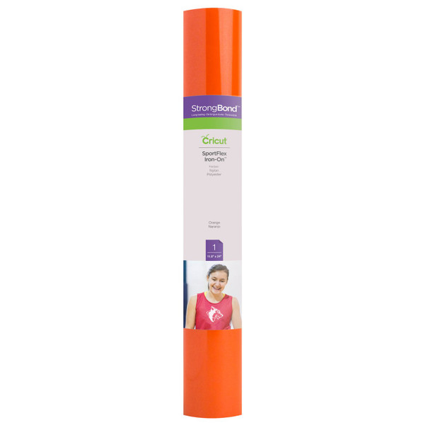 OakridgeStores.com | Cricut - Orange SportFlex Iron-On - Heat Transfer Material - 2010664