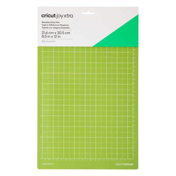 OakridgeStores.com | Cricut - Green - Joy Xtra Standard Grip Machine Mat 8.5 x 12 inches - 2010627 093573648809