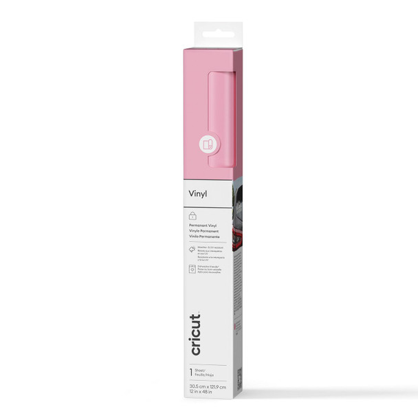 OakridgeStores.com | Cricut - Light Pink - Permanent Adhesive Vinyl 4 Feet - 2011579