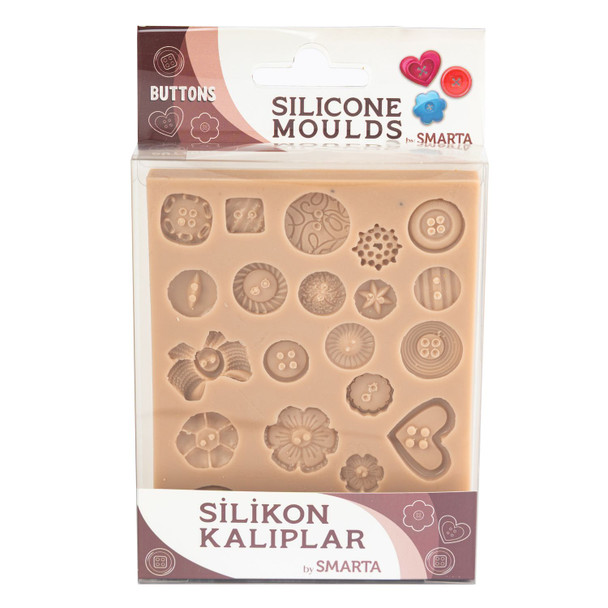 OakridgeStores.com | Smarta - Buttons - Silicone Mold - SK1013032